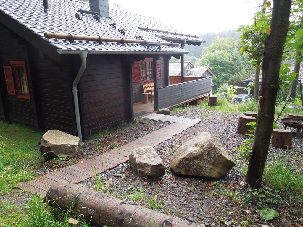 Blockhaus Bodefall Braunlage Buitenkant foto